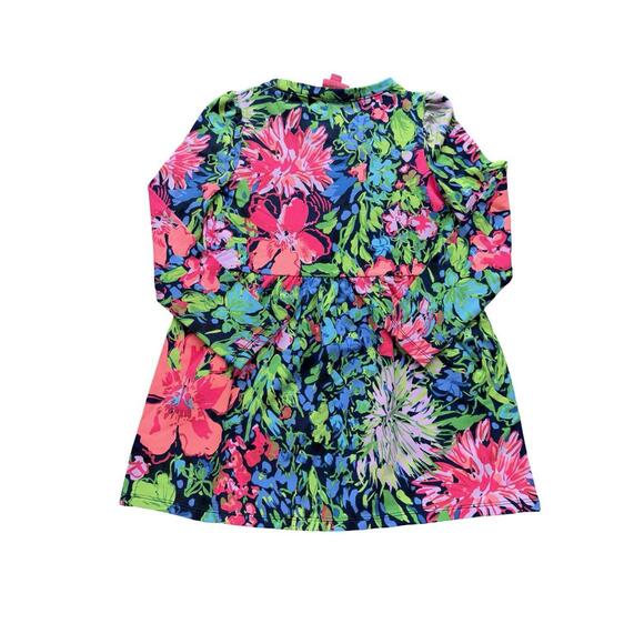 Lilly Pulitzer Girl SMALL 4-5 Festive Fantasy MINI TEIGEN DRESS Knit Swing NWT - Picture 2 of 3